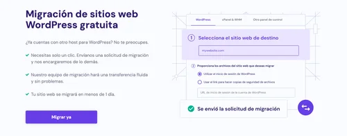 migraciones de sitios web